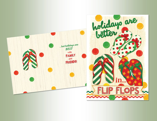 Holiday Flip Flops - Exceptional Value 