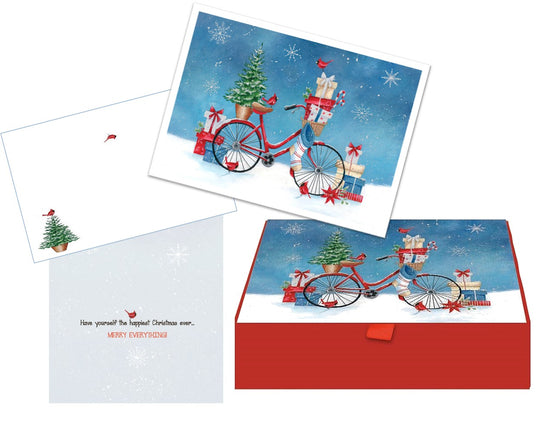 Christmas Bike - Glitter Keepsake 