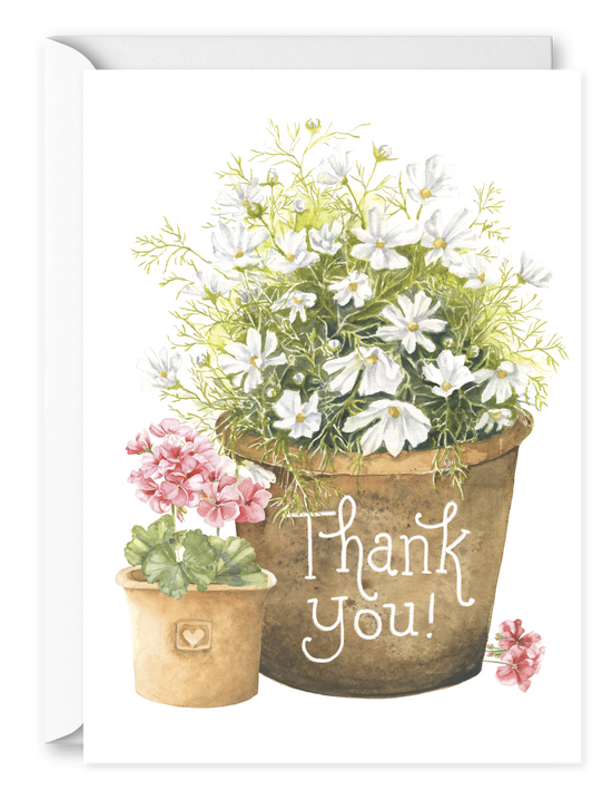 Bloom & Grow. Single Thank You Card 