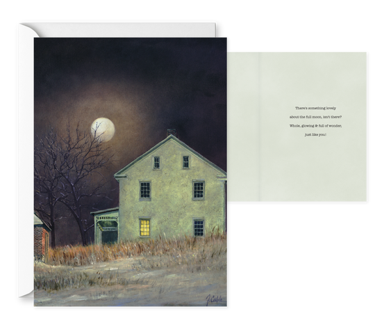 Oak Moon. Single Thinking of You Card 