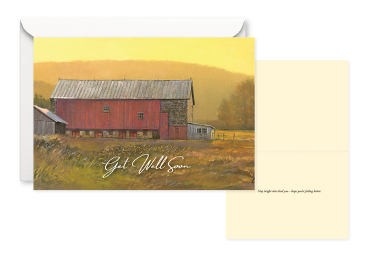 Early Autumn. Single Get Well Card 
