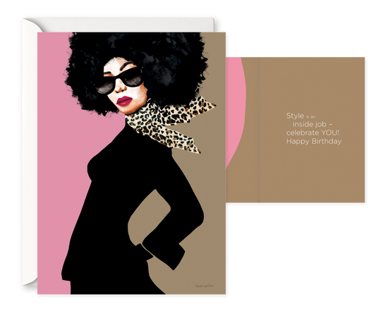 Good Attitude II. Single Birthday Card 
