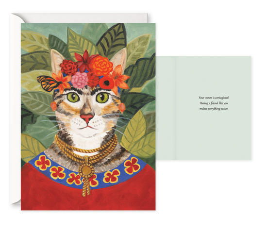 Frida Katlo. Single Friendship Card 