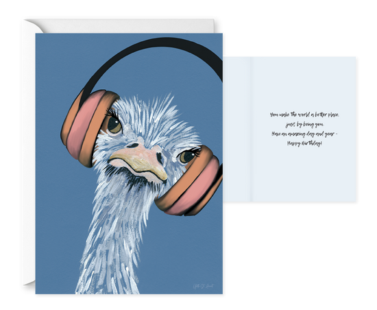 Wild II. Single Birthday Card 