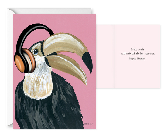 Wild I. Single Birthday Card 
