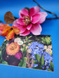 Orange and Blue Flowers Boxed Set of 10, 22011