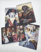 Dog Portraits Blank Greeting Cards 4-Pack 99000