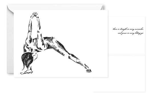 Yoga Sketches 20-Pack Notecards 33005