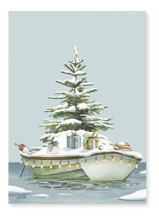 Snowy Schooner 