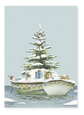 Snowy Schooner 