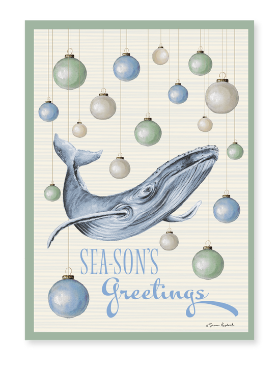 Seasons Greetings Whale 