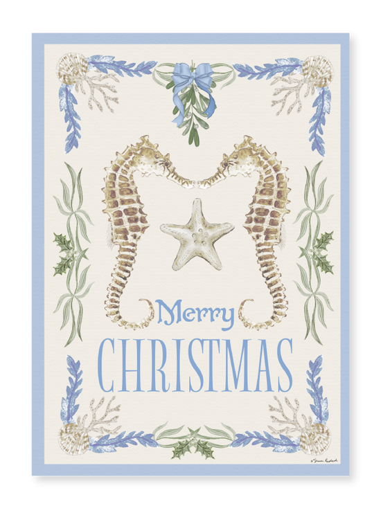 Merry Christmas Seahorse 
