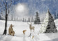 Moon and Woodland Animals- 