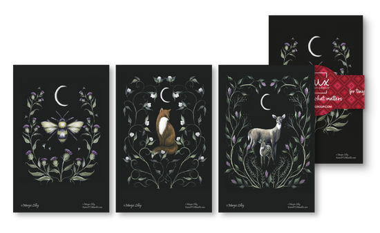 Night Moon 3-Pack Pocket Journals 