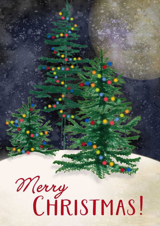 Christmas Lights Holiday Card 05395