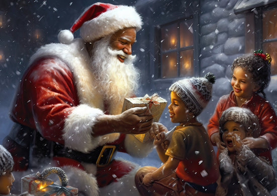 Gift Giving Santa 05411