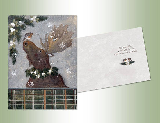 Christmas Moose Holiday Deluxe Velvet Touch @05334