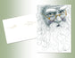 Santa Glasses - Embossed Foil 
