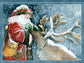 Santa Caribou - Embossed Foil 