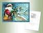 Santa Caribou - Embossed Foil 