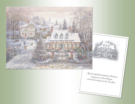 Old Fashioned Christmas - Embossed Foil 