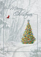 Merry Christmas Tree - Embossed Foil 
