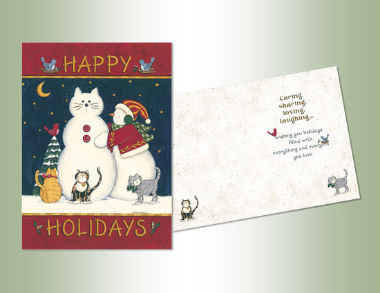 Happy Holidays Cat Exceptional Value