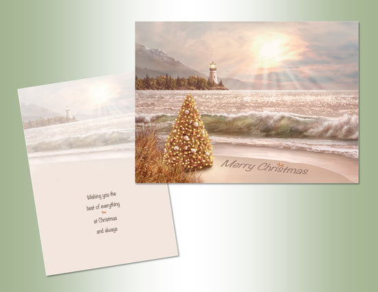Merry Christmas Coastline - 05361