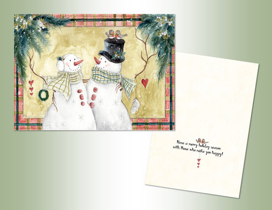 Snowman Couple - Exceptional Value