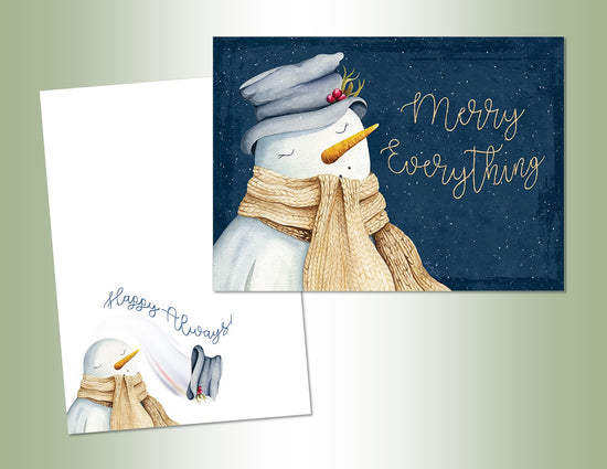 Merry Christmas Snowman Exceptional Value