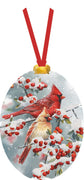 Winter Cardinals - Ornament Card 
