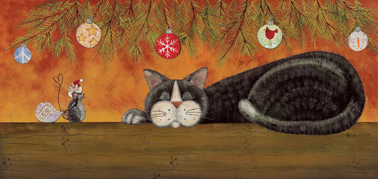 Christmas Cat - Long Glitter 