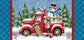 Snowman Truck - Long Glitter 