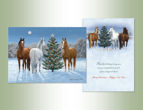 Horse Christmas - Deluxe Glitter 