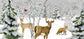 Deer Christmas - Long Glitter 