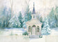 Church in Winter - Glitter Keepsake 