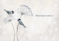 Chickadees - Glitter Keepsake 