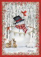 Joyful Snowman - Glitter Keepsake 