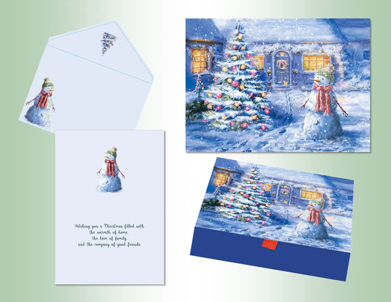 Snowman Forest - Glitter Keepsake 